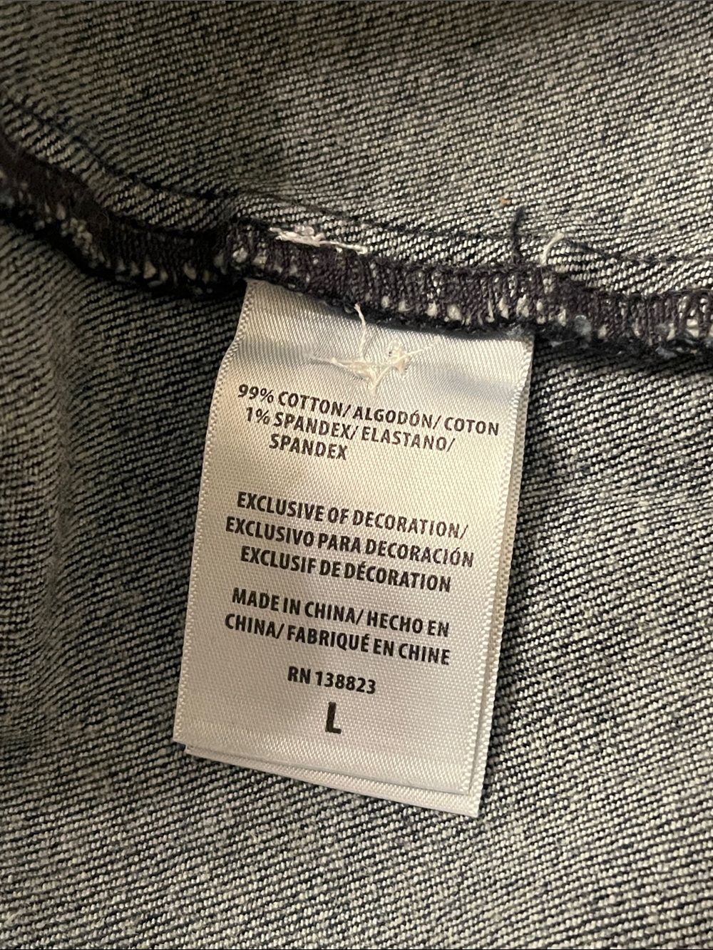 Shyanne Denim Dress blue western overall style denim and diamonds - Picture 6 of 6